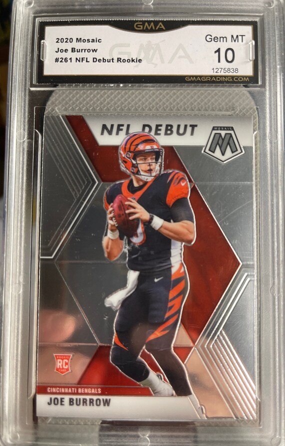 2020 Panini Mosaic Joe Burrow RC #261 PSA 10