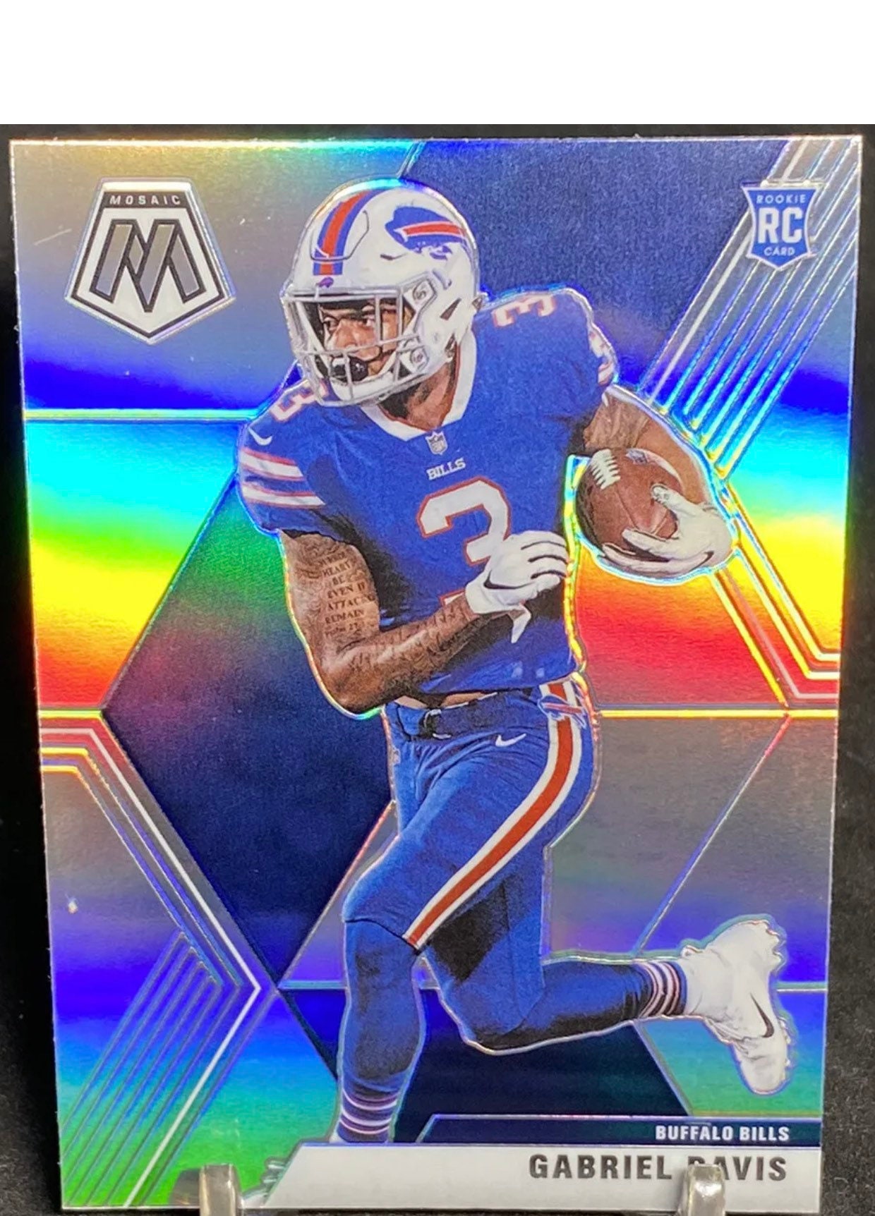 Gabriel Davis RC 239 Silver Prizm Rookie 2020 Panini Mosaic - Etsy