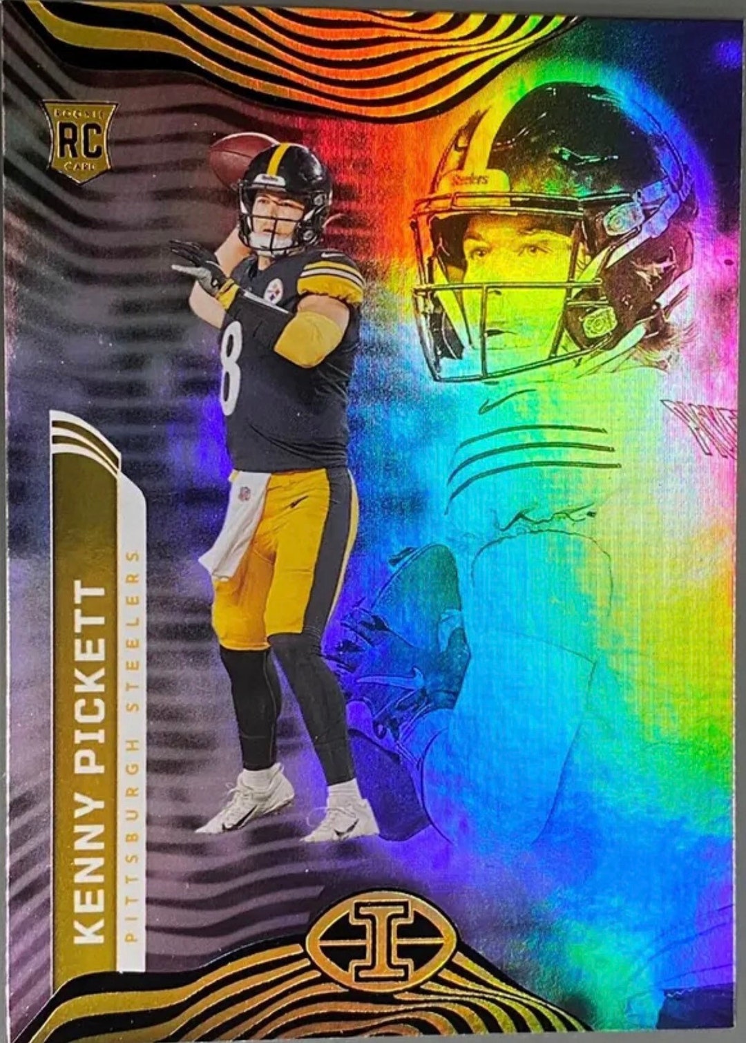 Kenny Pickett Rookie Card 2021 NFL Panini Illusions Holo Etsy