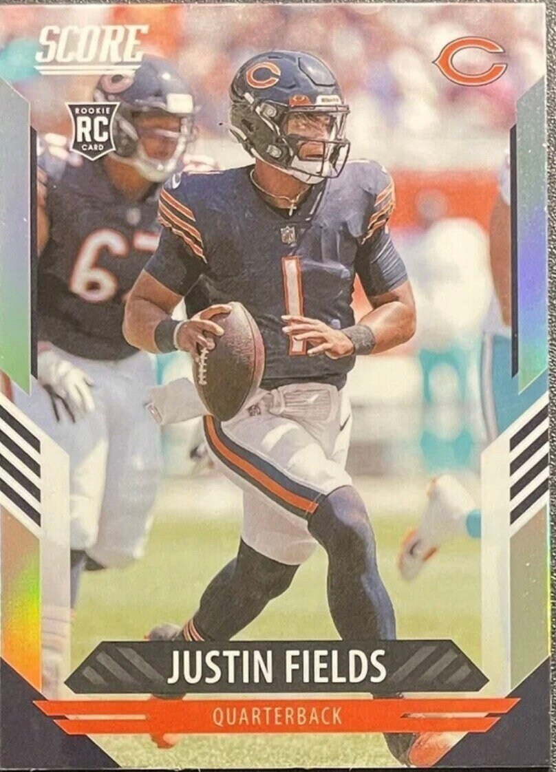 Justin Fields rated rookie サイン NFL カード Justin Fields rated rookie サイン NFL カード Justin Fields