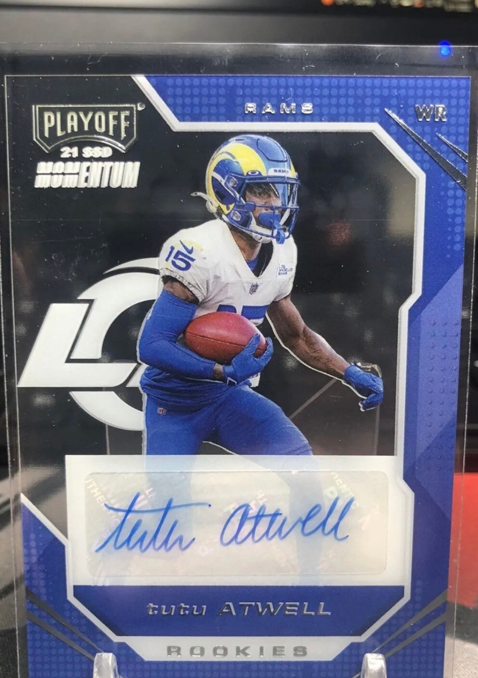 Tutu Atwell 2021 Rookie Card NFL Panini Playoff Momentum Etsy