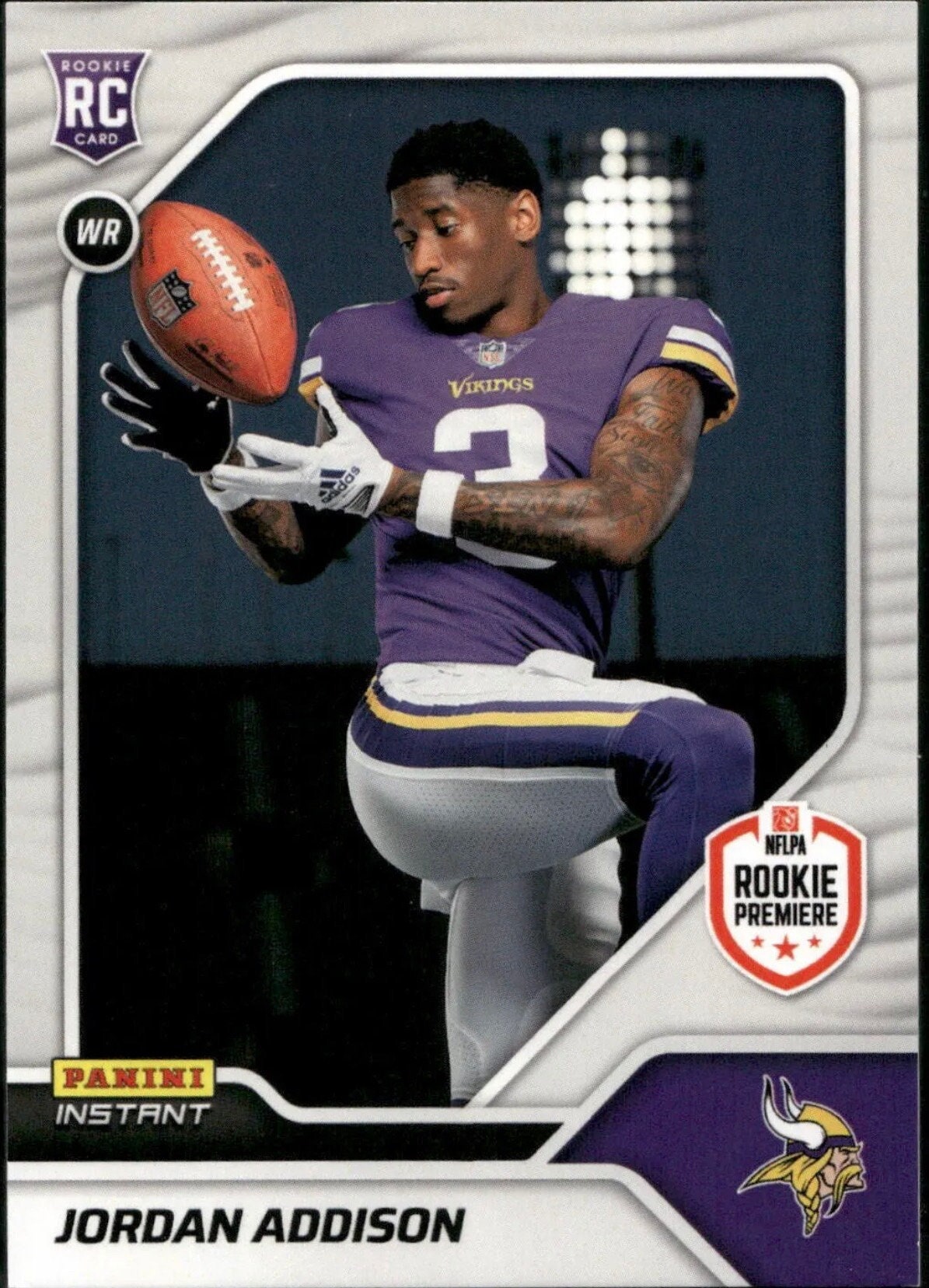 Jordan Addison 2023 Rookie Card NFL Panini Instant Rare /544 Minnesota ...