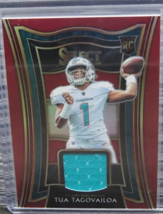 Tua Tagovailoa Rookie Card 2020 NFL Panini Select Red Selections