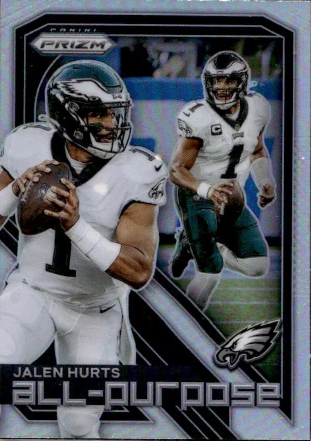 Jalen Hurts RARE CARTE D'INVESTISSEMENT RÉFRACTEUR TICKET MOJO SSP