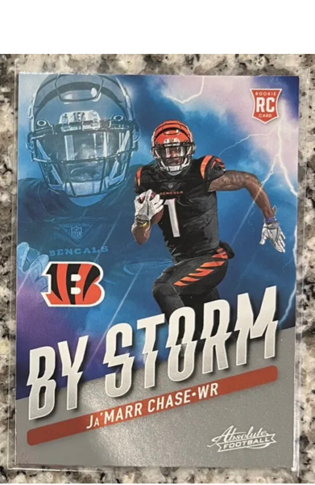 Jamarr Chase Rookie Card. by Storm Absolute Insert Cincinnati Etsy
