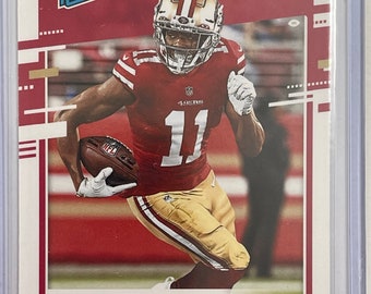 Brandon Aiyuk Rookie Card NFL Panini Donruss Rated Rookie Collectible 49rs  Star Rookie WR Birthday Gift for Him or Her Mint Gift Idea 