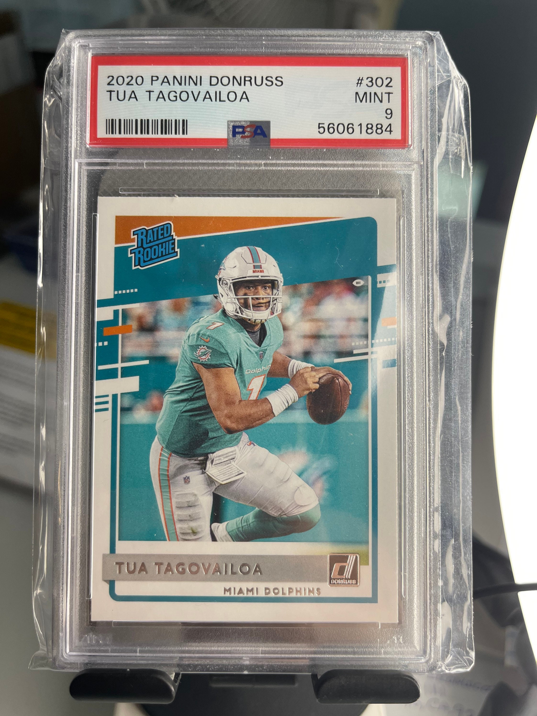 Tua Tagovailoa Rookie Card 2020 NFL Panini Donruss Rated Rookie