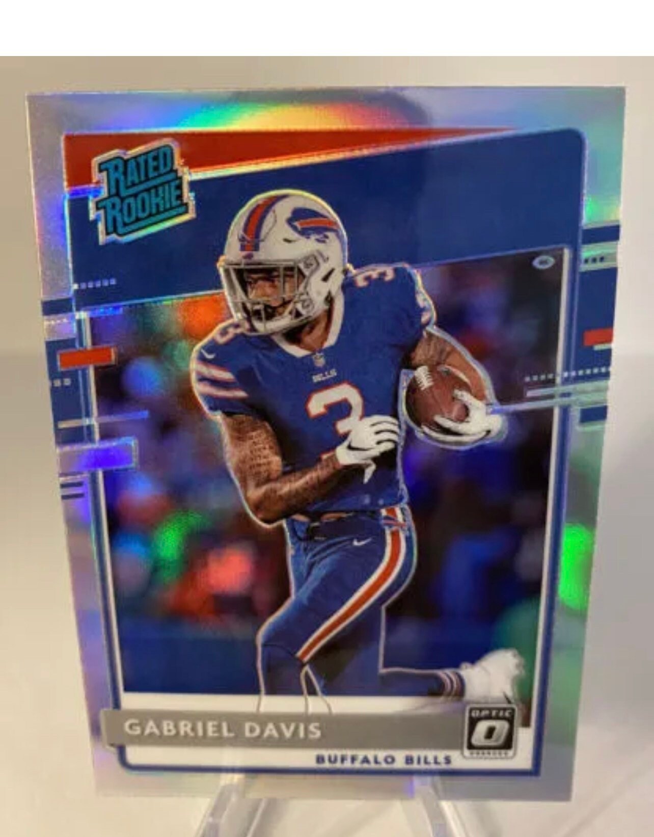 Gabriel Davis 2020 Donruss Optic Silver Holo Rated Rookie Card - Etsy