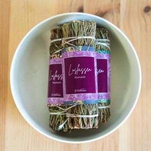 Letting Go Smudge, Rosemary Incense Bundle
