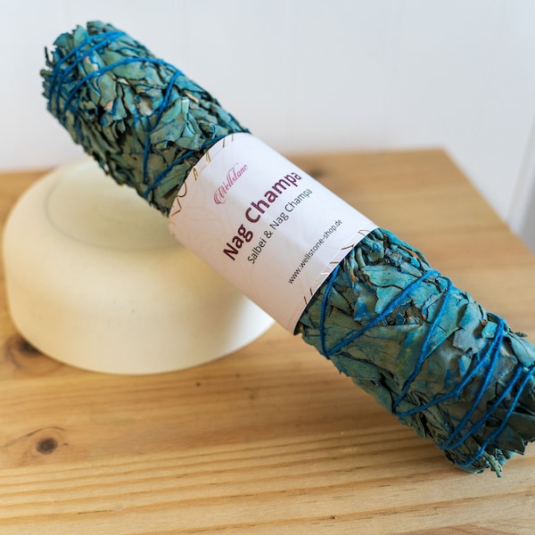 Nag Champa & Salbei Smudge, Räucherbündel XL