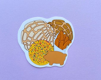 images Concha Bread Sticker pan dulce sticker etsy