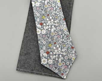 Men's Necktie - Slate Garden