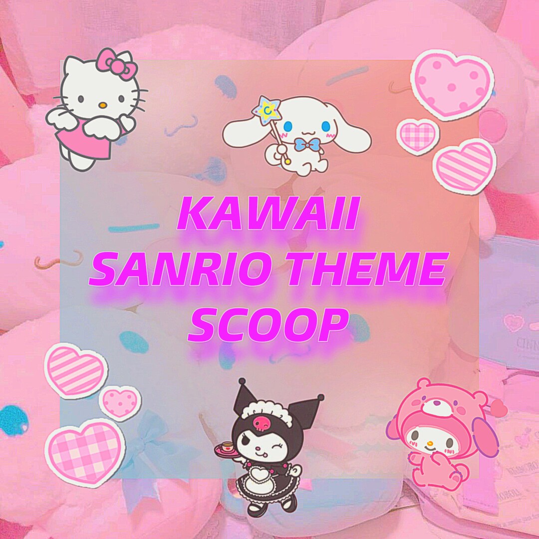 REGULAR Sanrio Scoop/kawaii Confetti Scoop/tiktok Goodies/grab Etsy