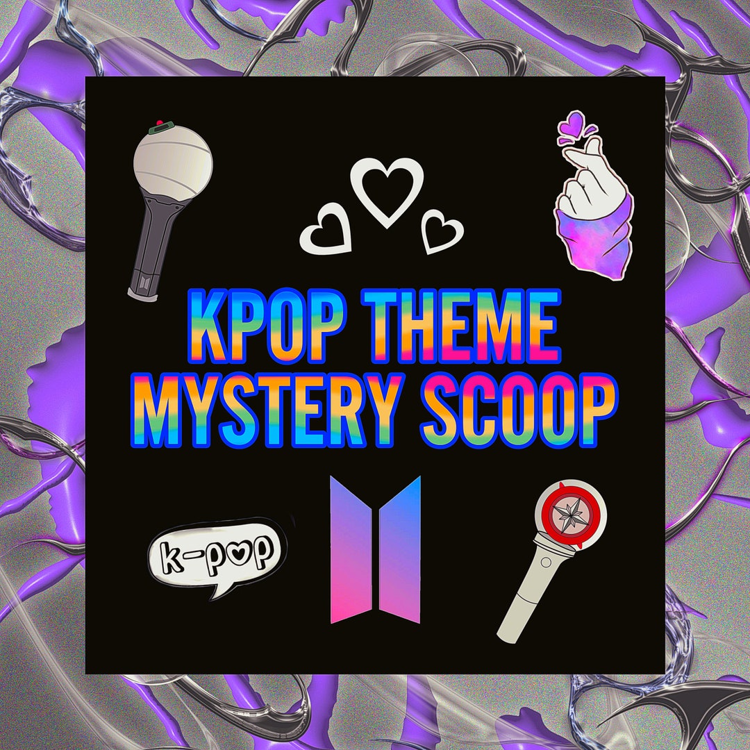 LARGE Kpop Scoop/kawaii Confetti Scoop/tiktok Stationery Etsy