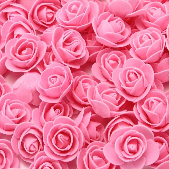 Foam Roses 500pcs 3.5cm Artificial Gift Valentine's Decor Accessories Rose PE 