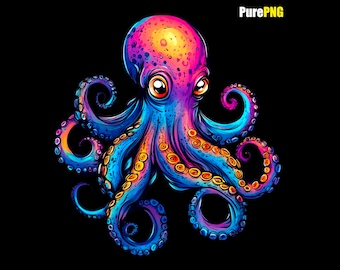 Octopus clipart | Octopus png with transparent background for commercial and personal use