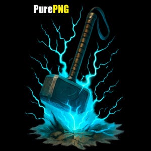 Marteau de Thors png fond transparent