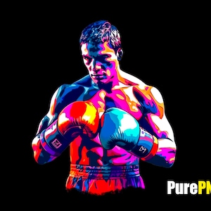 Boxing Gloves PNG: Transparent Background Clipart (Digital Download)