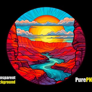 Grand Canyon clipart png for sublimation printing, Grand Canyon png file free commercial use