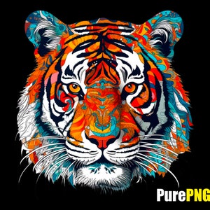 Tiger PNG Tiger clipart png file transparent background Tiger Clipart design for Tiger lovers Tiger art png for commercial use
