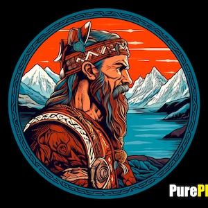 Viking png viking man circular Clipart Viking transparent background Viking digital file design for sublimation printing, commercial free