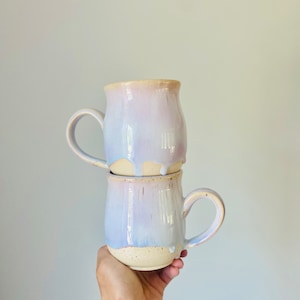 Made to Order Cotton Candy Mug | Handmade Mugs | Handmade Pottery | Handmade Ceramic Mug | Handmade Coffee Mug Tea Cup | Pottery Gift