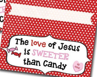 The Love Jesus is Sweeter Than Candy | Etsy
