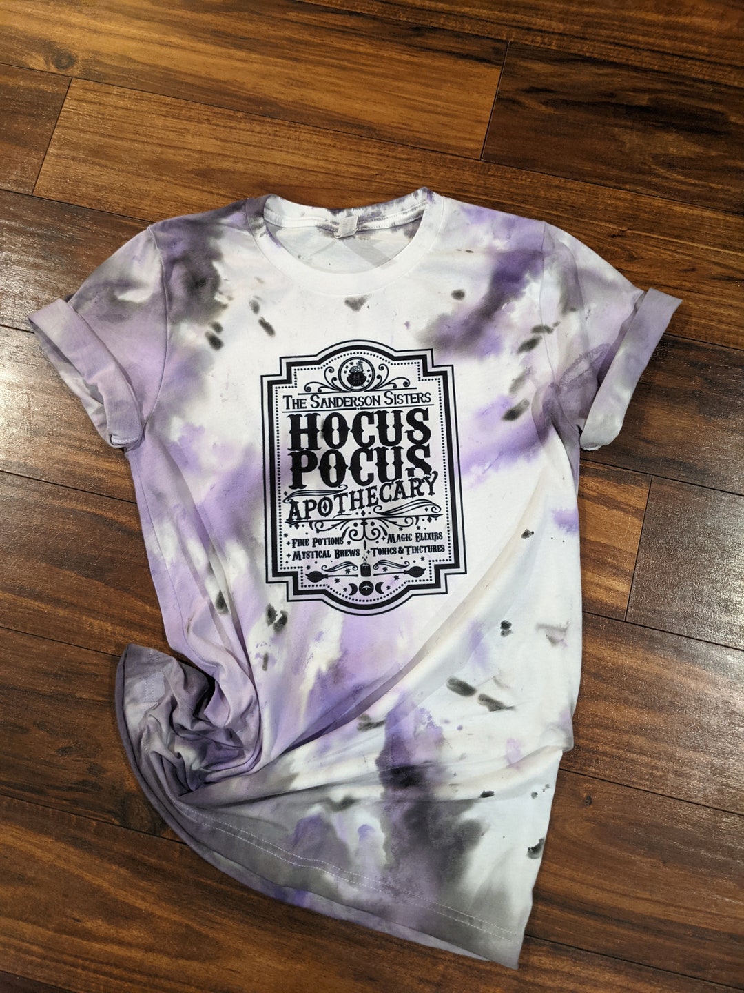 hocus pocus tie dye shirt