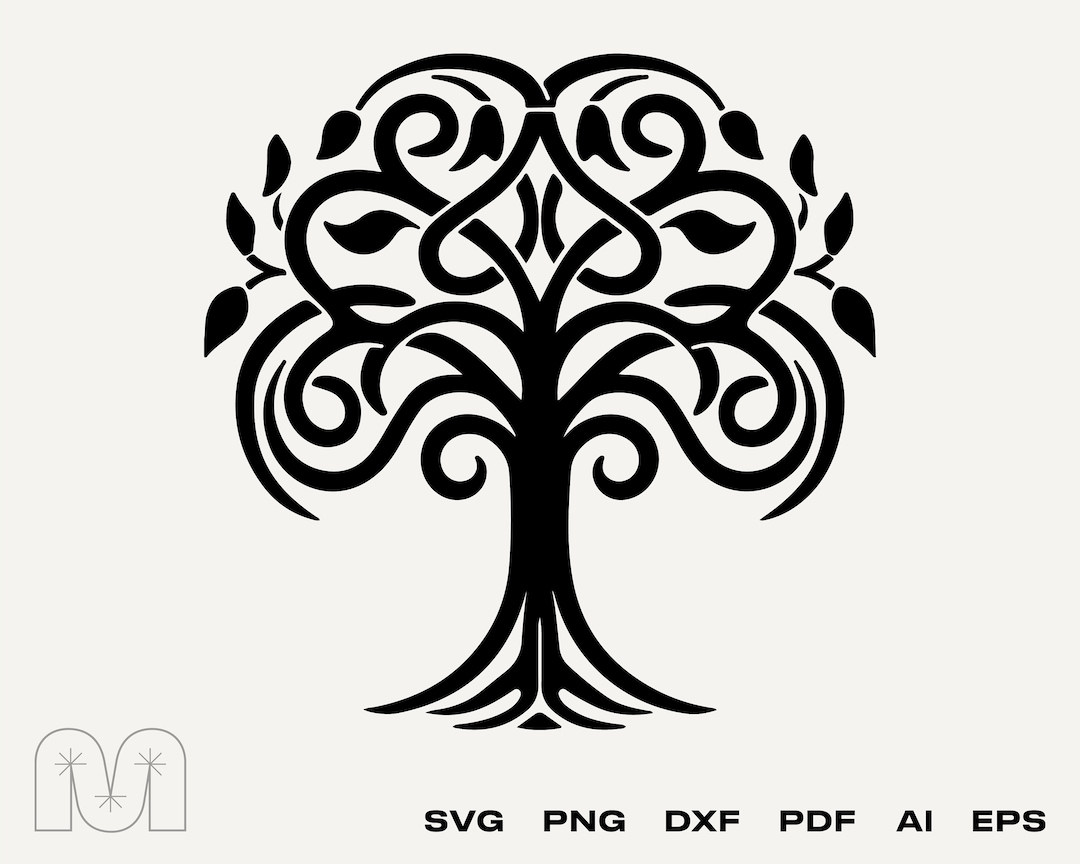 Tree of Life SVG PNG, Family Tree, Tree of Life Silhouette, Tree of