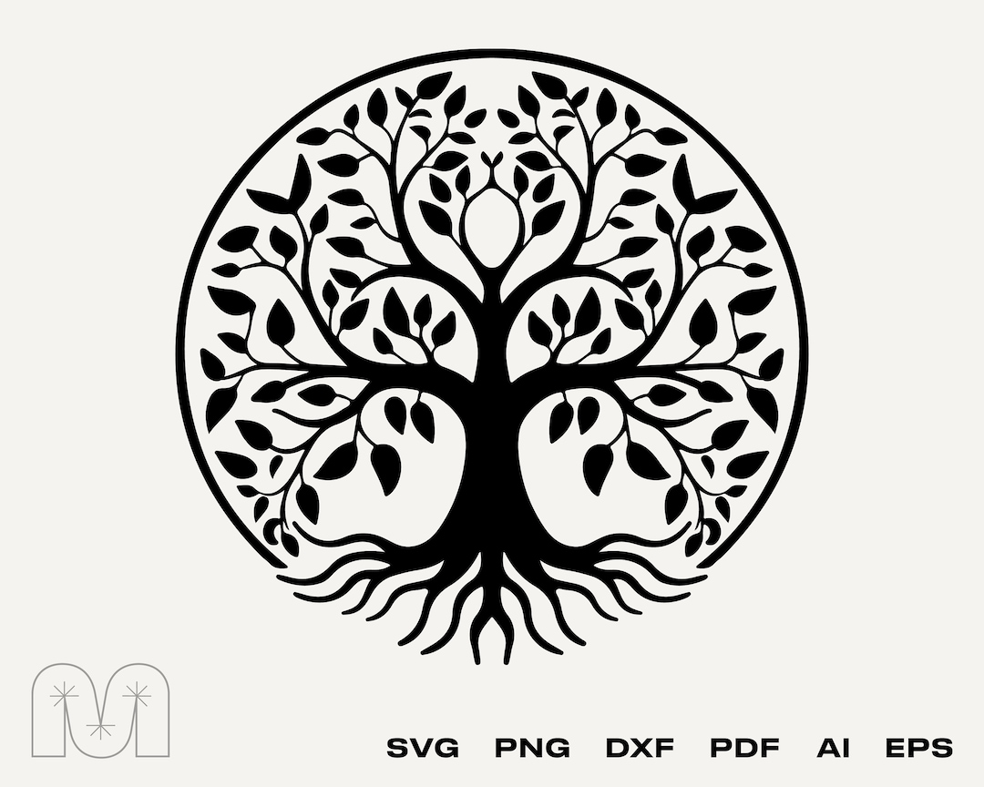 Tree of Life SVG PNG, Family Tree, Tree of Life Silhouette, Tree of