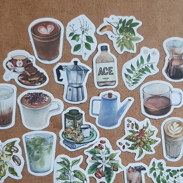 Stickerset | 23 Kaffee Sticker