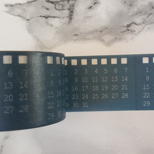 Washi Tape Sample | Kalender; Kalenderblatt; Monatsübersicht| Bulletjournal Deko