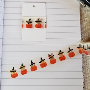 Washi Tape Sample | Halloween, Tiere im Kürbis