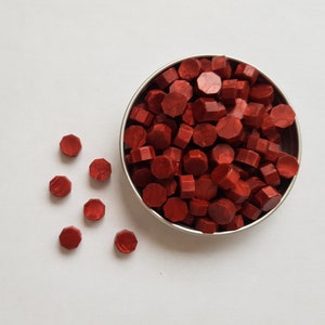 Perle di ceralacca | perle di cera | Ceralacca | rosso bordeaux
