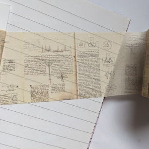 Washi Tape Sample | alte Notzibucheinträge| Vintage Schriftrolle | Bulletjournal Deko