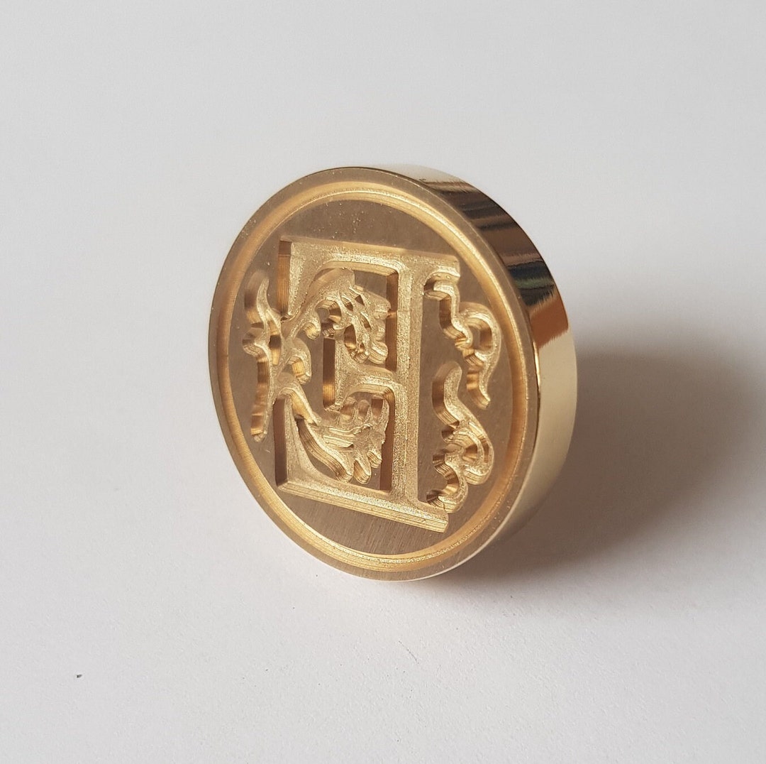 Wax Stamp Letter e 25 Mm Without Handle Etsy