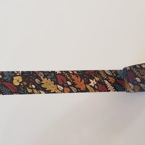 Campione di nastro Washi | foglie colorate, autunno dorato | Decorazione del diario dei proiettili