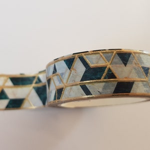Washi Tape Sample | smaragdgrüner Marmor| | 50 cm