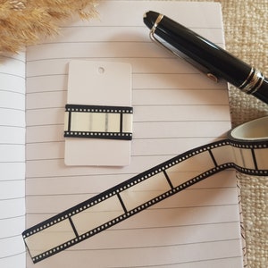Washi Tape Sample | Film schwarz weiß | Bulletjournal Deko