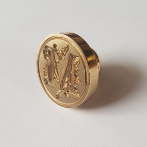 Wachsstempel Buchstabe "M" ; 25mm; ohne Griff