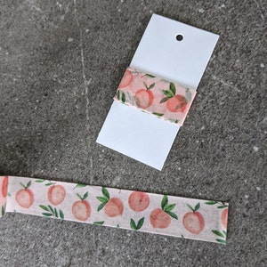 Campione di nastro washi | Frutta; pesca, pesche, pesche, frutta