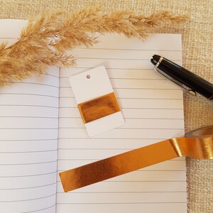 Washi Tape Sample | rosegold, kupfer