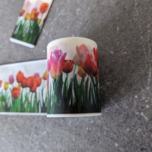 Washi Tape Sample | rote Tulpen