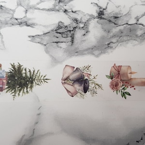 Washi Tape Sample | Weihnachten Boho; pastell 50cm
