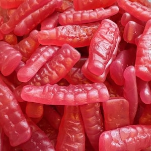 Malaco Swedish Raspberry Gummy Bottles – Gluten & Gelatin Free Nordic Candy | Imported Fruity Bottle Gummies