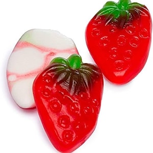 Foamy Strawberry & Cream Gummies – Fruity Marshmallow Gummy Candy | Soft and Sweet Treat