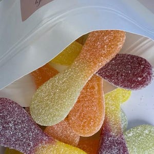 Sour Fruity Giant Gummy Tongues – Swedish Candy, Jumbo Size, Tart & Chewy, Imported Treat, Party Candy, Unique Gift Idea