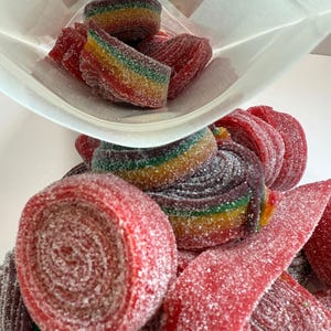 Mixed Sour Swedish Candy Ribbons – Fruity, Tangy, Chewy Strips ...