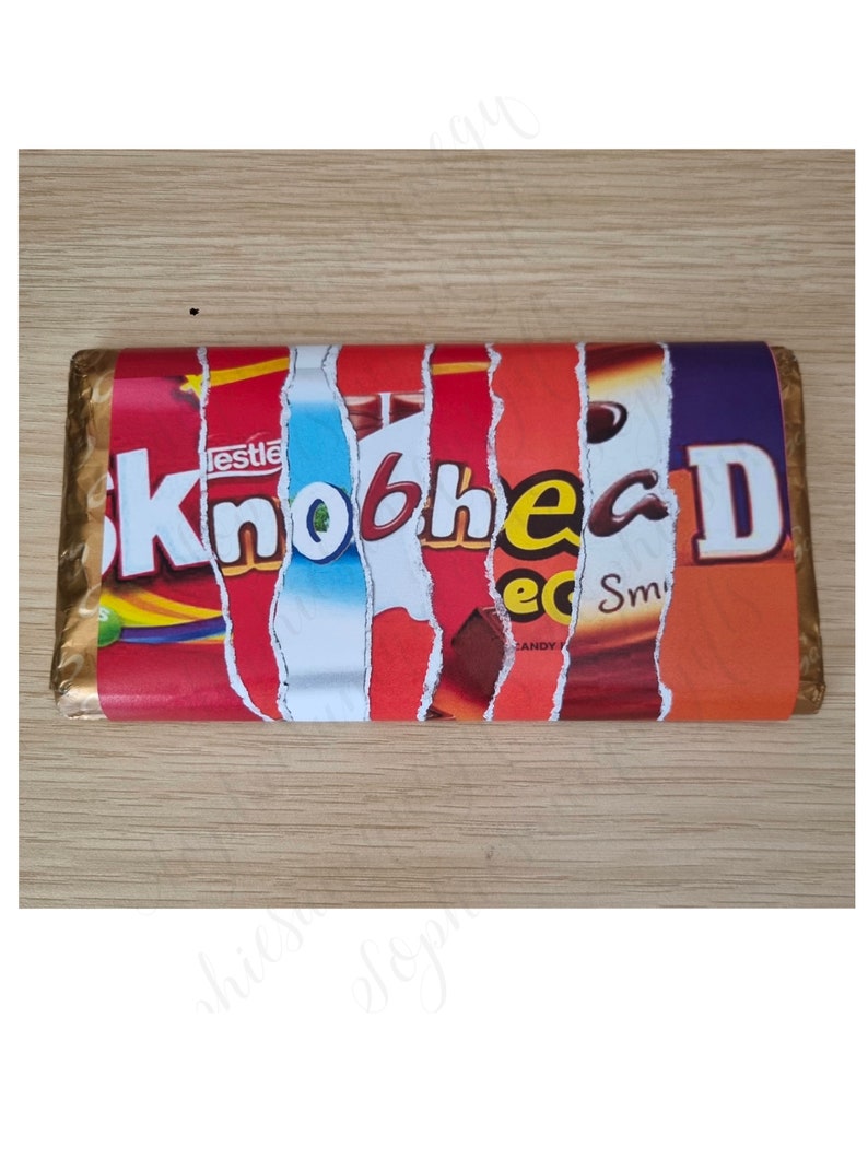 Funny Rude Chocolate Bar Wrapper Ripped Effect - Etsy