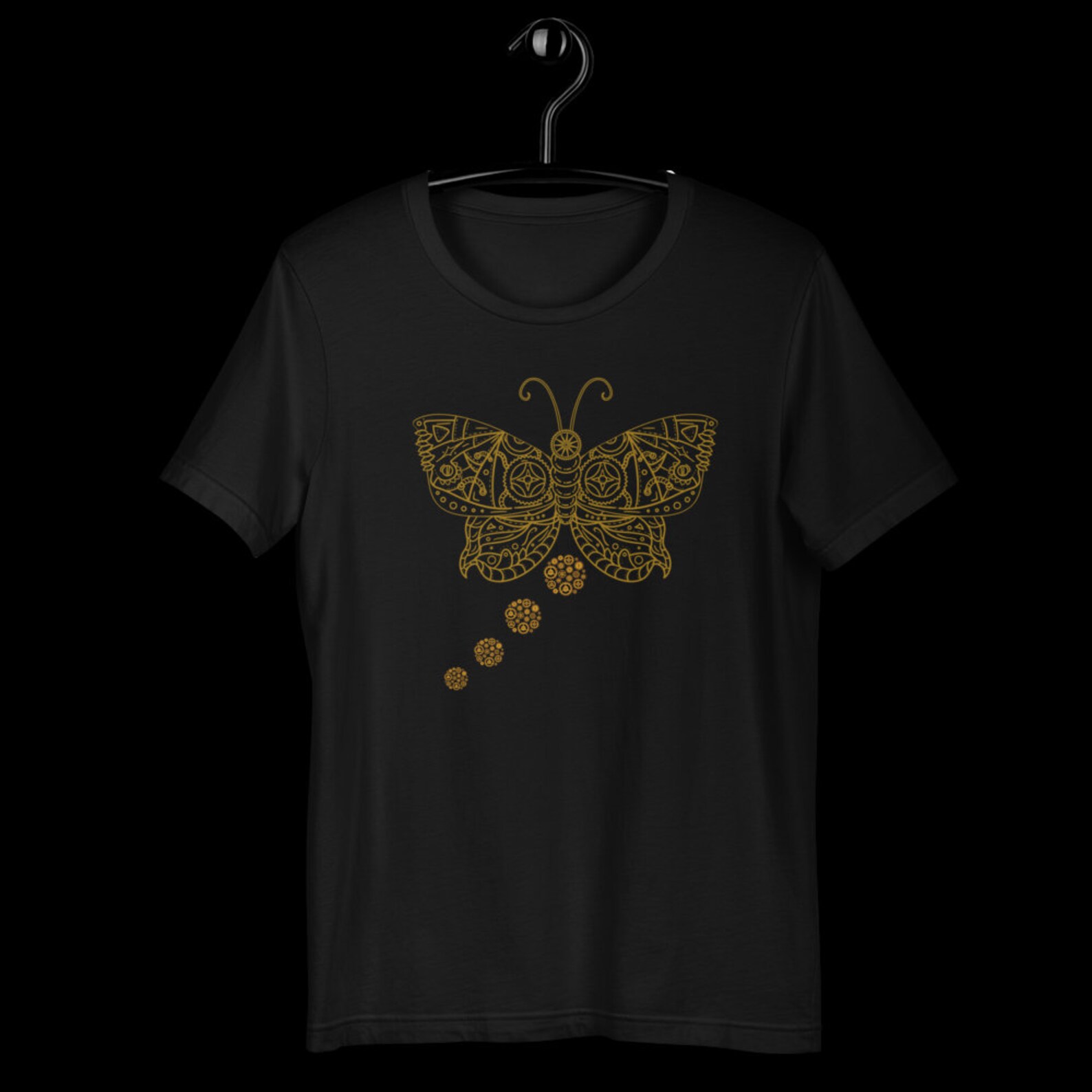 Butterfly Shirts Embroidered Butterfly Premium Tshirt Etsy